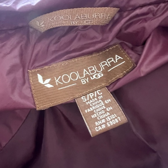 Koolaburra by UGG burgundy wine puffer coat size Small - Picture 13 of 16